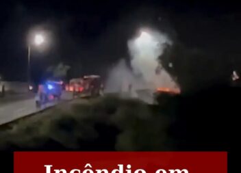 Um incêndio deflagrou na madrugada desta sexta-feira, 4 de setembro