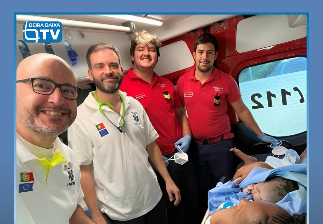 Uma mulher, com 39 semanas de gestação, deu à luz esta quarta-feira, pelas 7h53,