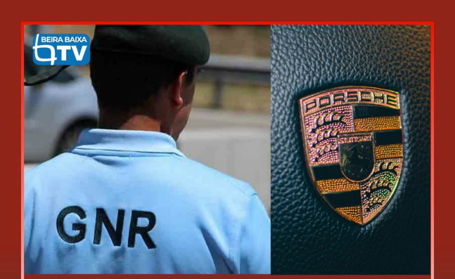 Um grupo de cinco homens roubou um Porsche na passada noite de domingo