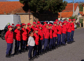 A Escolinha de Infantes e Cadetes dos Bombeiros Voluntários da Covilhã