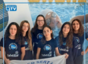 A equipa feminina de natação do Centro de Cultura e Desporto do Pessoal da Câmar