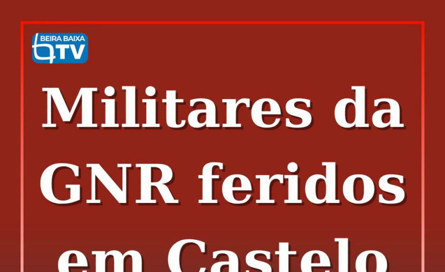 Dois militares da GNR ficaram feridos, no domingo, 4 de outubro