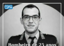 Eduardo Santos, bombeiro de 25 anos, da corporação de Rebordosa