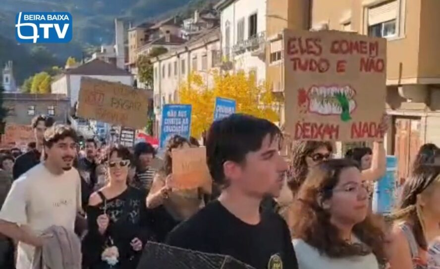 Estudantes da Universidade da Beira Interior (UBI), na Covilhã