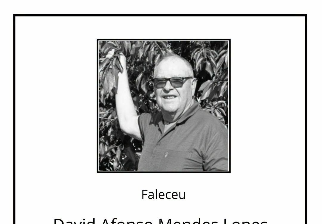Faleceu David Afonso Mendes Lopes, aos 74 anos, natural de Salgueiro.