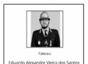 Faleceu Eduardo Alexandre Vieira dos Santos, aos 25 anos, natural de Rebordosa.