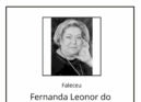 Faleceu Fernanda Leonor do Nascimento Calado, aos 72 anos, natural da Sertã.