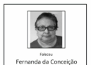 Faleceu Fernanda da Conceição Serra Afonso, aos 71 anos, natural de Bouça