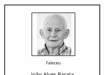 Faleceu João Alves Barata, aos 93 anos.