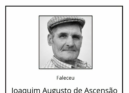 Faleceu Joaquim Augusto de Ascensão, aos 97 anos, natural da Soalheira.