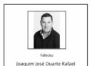 Faleceu Joaquim José Duarte Rafael, aos 61 anos.