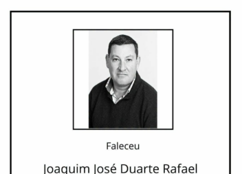 Faleceu Joaquim José Duarte Rafael, aos 61 anos.