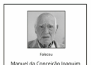 Faleceu Manuel da Conceição Joaquim de 100  anos.