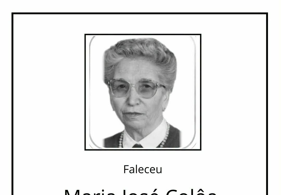Faleceu Maria José Colôa, aos 99 anos