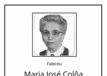 Faleceu Maria José Colôa, aos 99 anos