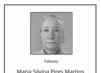 Faleceu Maria Silvina Pires Martins de 76 anos, natural de Salgueiro do Campo