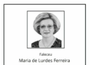 Faleceu Maria de Lurdes Ferreira Sebastião Aziago, aos 84 anos