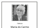 Faleceu Maria do Carmo, aos 100 anos