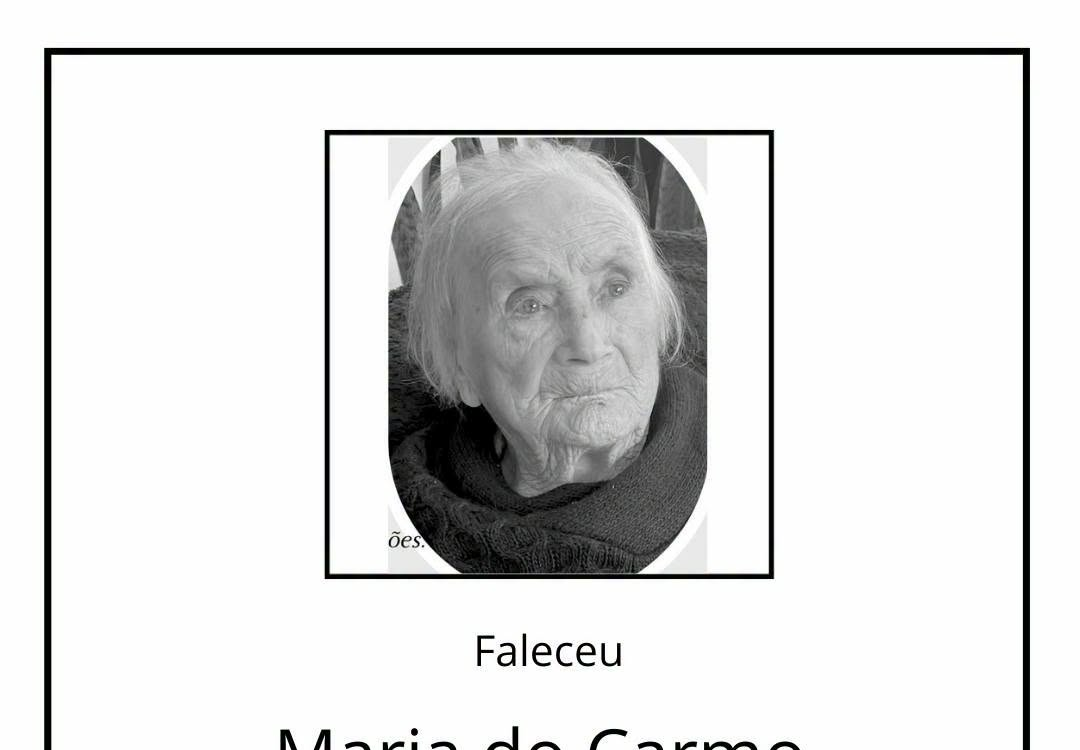 Faleceu Maria do Carmo aos 99 anos, natural da Lameira, Oleiros.