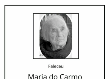 Faleceu Maria do Carmo aos 99 anos, natural da Lameira, Oleiros.