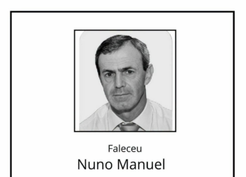 Faleceu Nuno Manuel dos Santos Jacinto, de 60 anos.