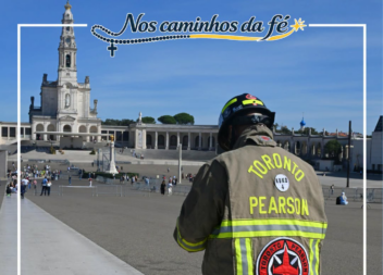 Figueira, operacional da corporação de Bombeiros de Pearson, Canadá