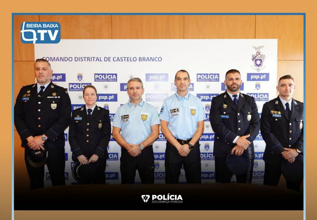 O Comando Distrital da PSP de Castelo Branco recebeu, esta segunda-feira