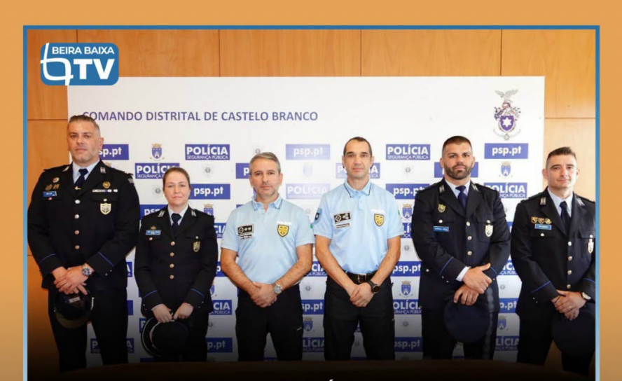 O Comando Distrital da PSP de Castelo Branco recebeu, esta segunda-feira