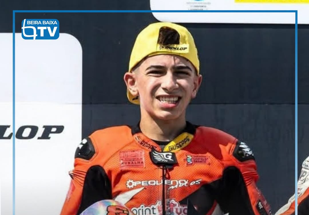 O albicastrense Tomás Carneiro sagrou-se vice-campeão nacional de Moto4