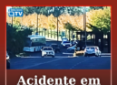 O alerta para a colisão de um motociclo e de um veículo ligeiro na Avenida Gener