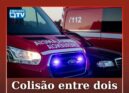 O alerta para a colisão entre dois motociclos na Avenida General António Ramalho