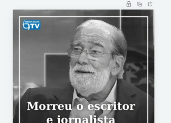 O escritor e jornalista Joaquim Letria morreu esta sexta-feira