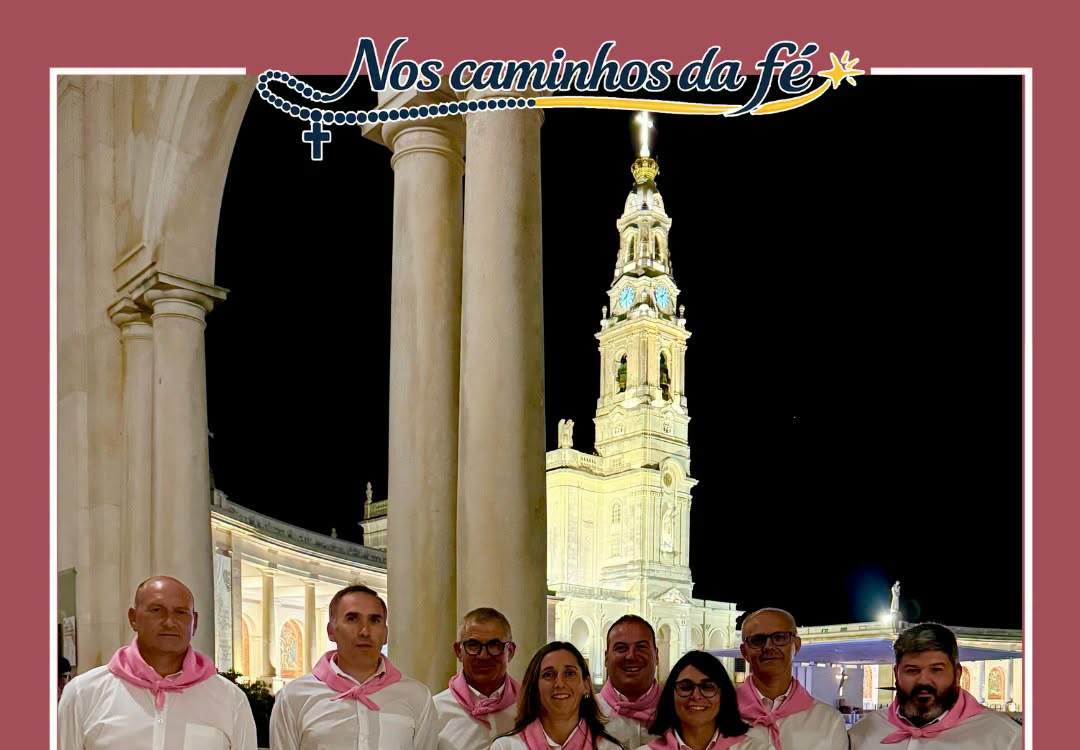 Oito elementos do Grupo de Peregrinos Rainha da Paz, de Castelo Branco
