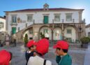 Os alunos do 3.º A do Agrupamento de Escolas Amato Lusitano, em Castelo Branco,