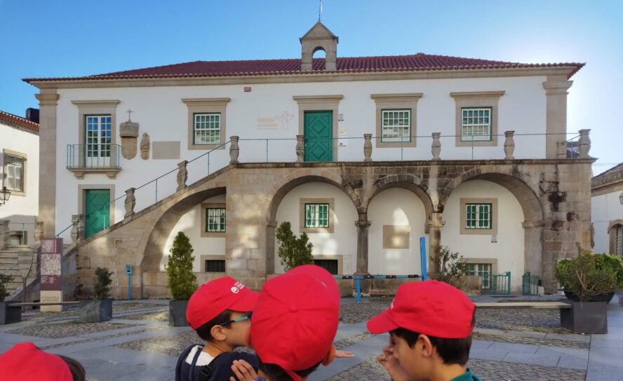Os alunos do 3.º A do Agrupamento de Escolas Amato Lusitano, em Castelo Branco,