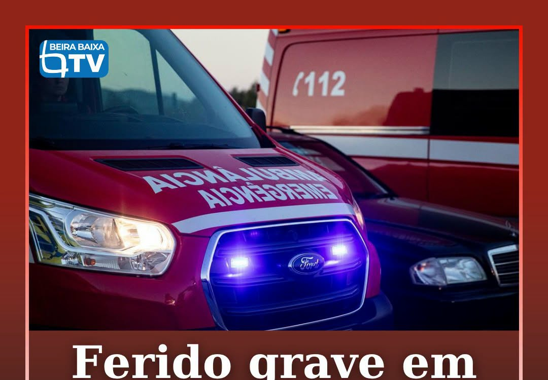 Um homem de 51 anos ficou gravemente ferido na sequência de um despiste de mota
